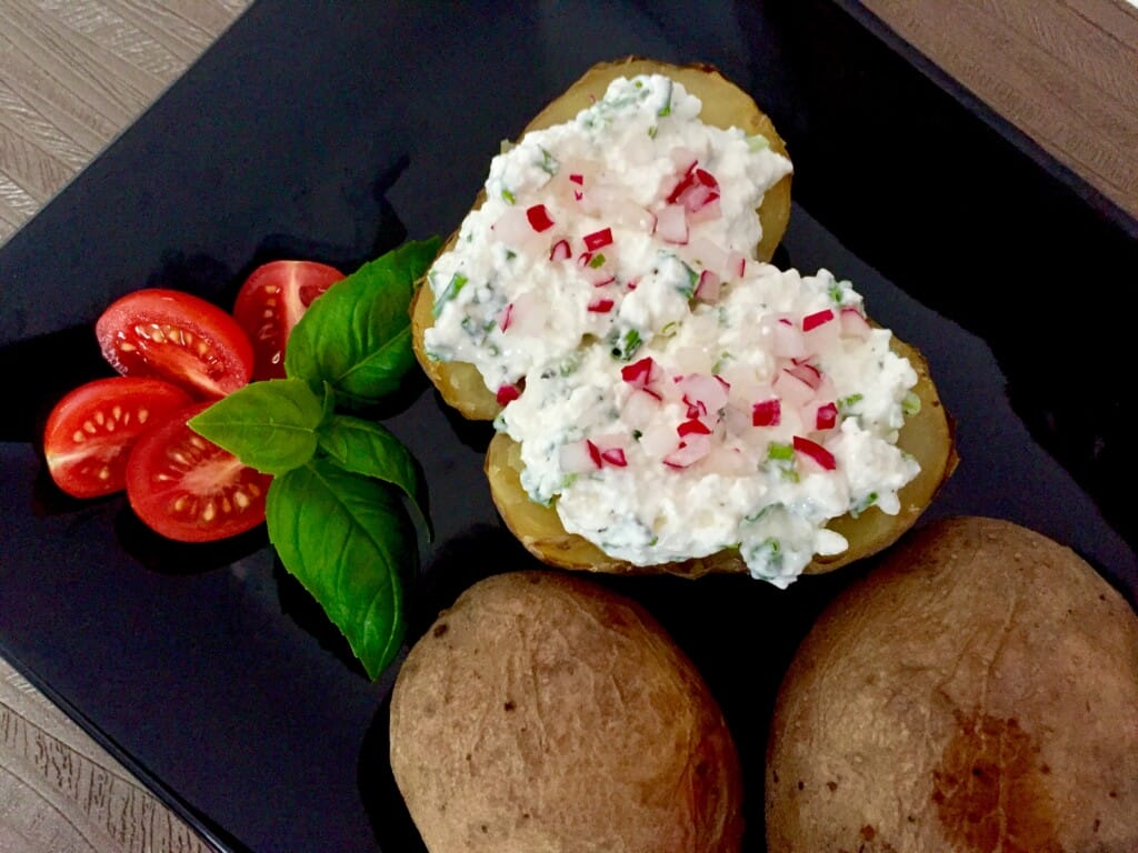 Pyry podane z gzikiem