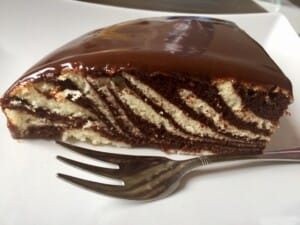 Zebra z białek 