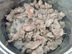 Gulsz drobiowy żołądki Żołądki drobiowe na Gulasz