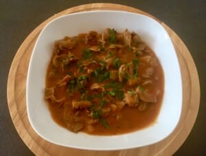 Zupa z podrobów drobiowych Gulasz drobiowy z zołądków