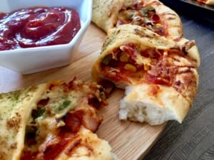 Smaczna pizza przygotowana w ciekawy sposób