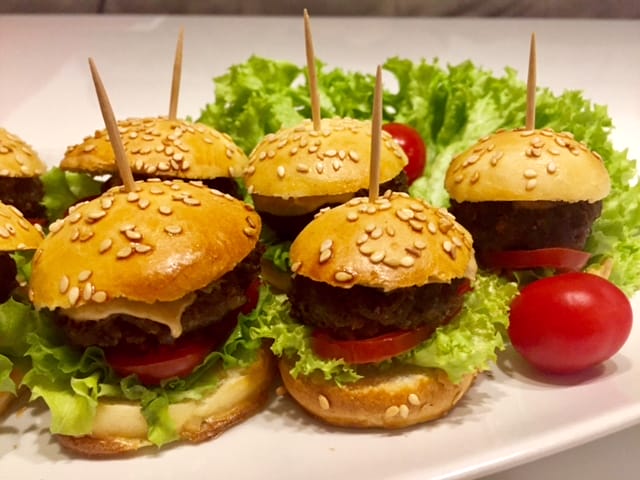 Mini hamburgery