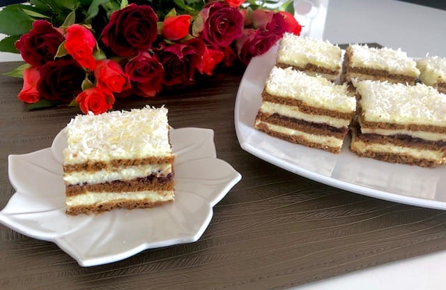 ciasto princessa kokosowa - ciasto bez pieczenia