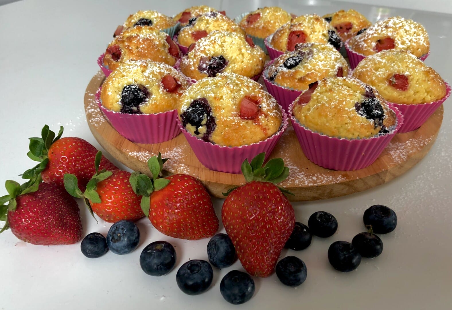 muffinki na maślance z owocami