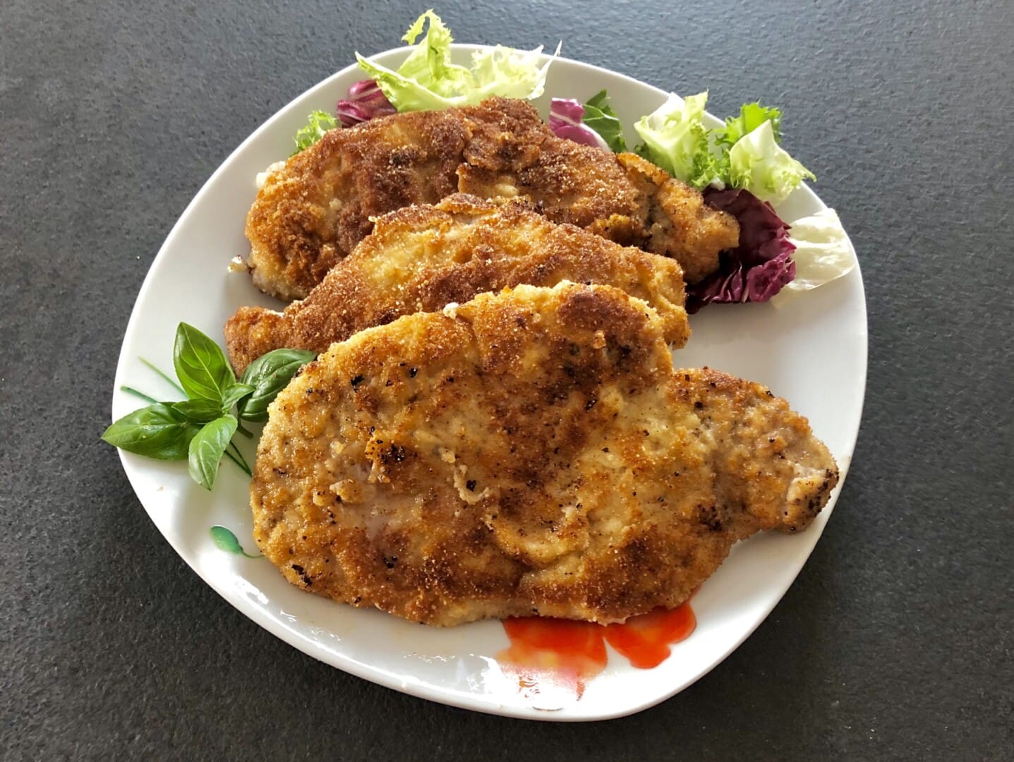 schab w sosie czosnkowym