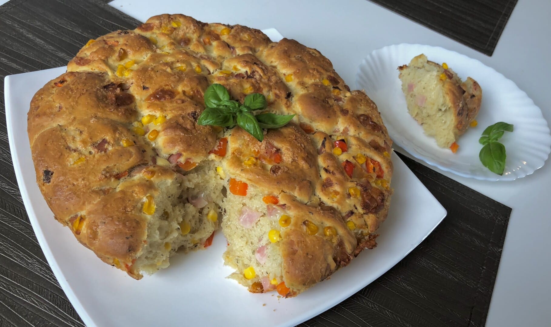 odrywany chlebek pizzowy