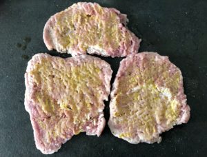 Kotlety schabowe z musztardą i majonezem