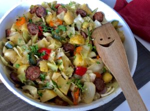 szybkie danie z patelni Letnia patelnia - szybkie danie jednogarnkowe