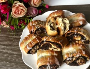 szybkie drożdżówki z makiem