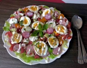 Wielkanocna sałatka