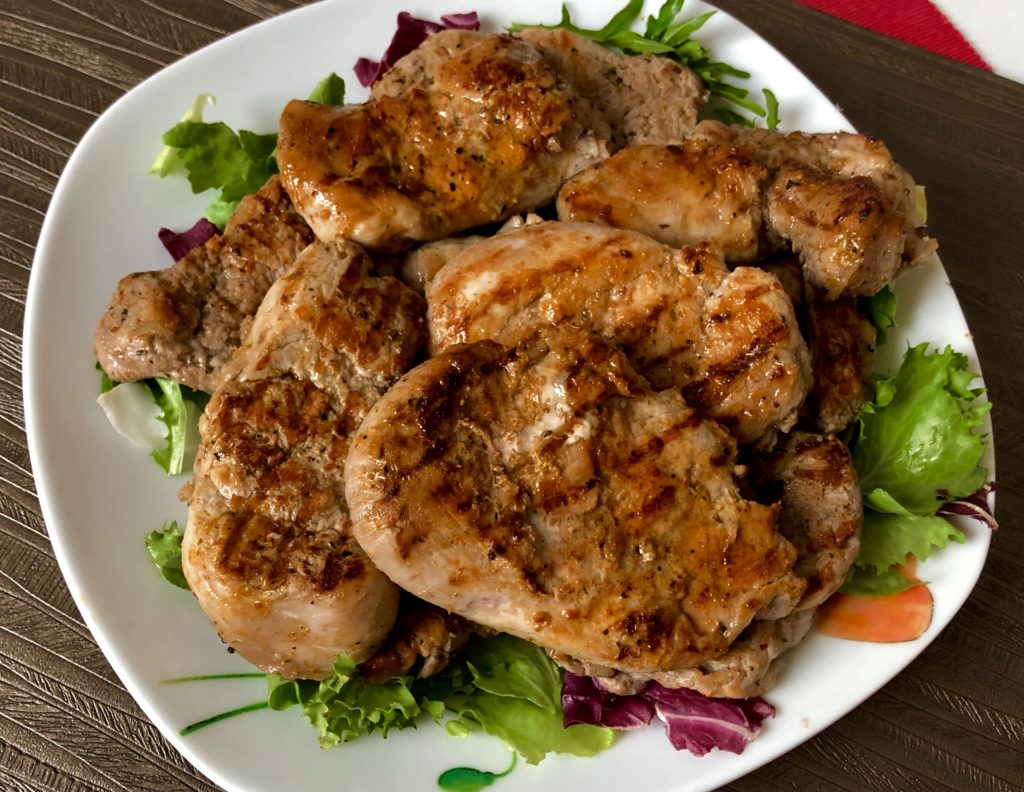 Grillowane polędwiczki marynowane w winie
