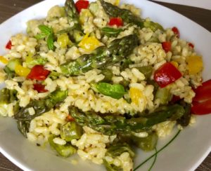 risotto ze szparagami