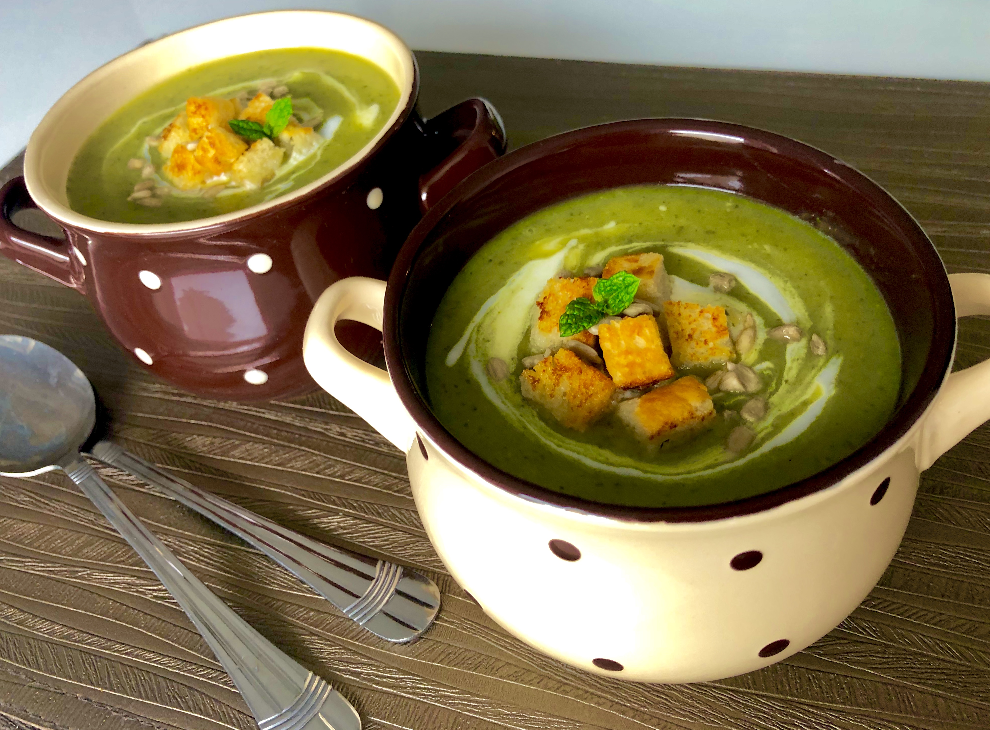 kremowa zupa z cukinii