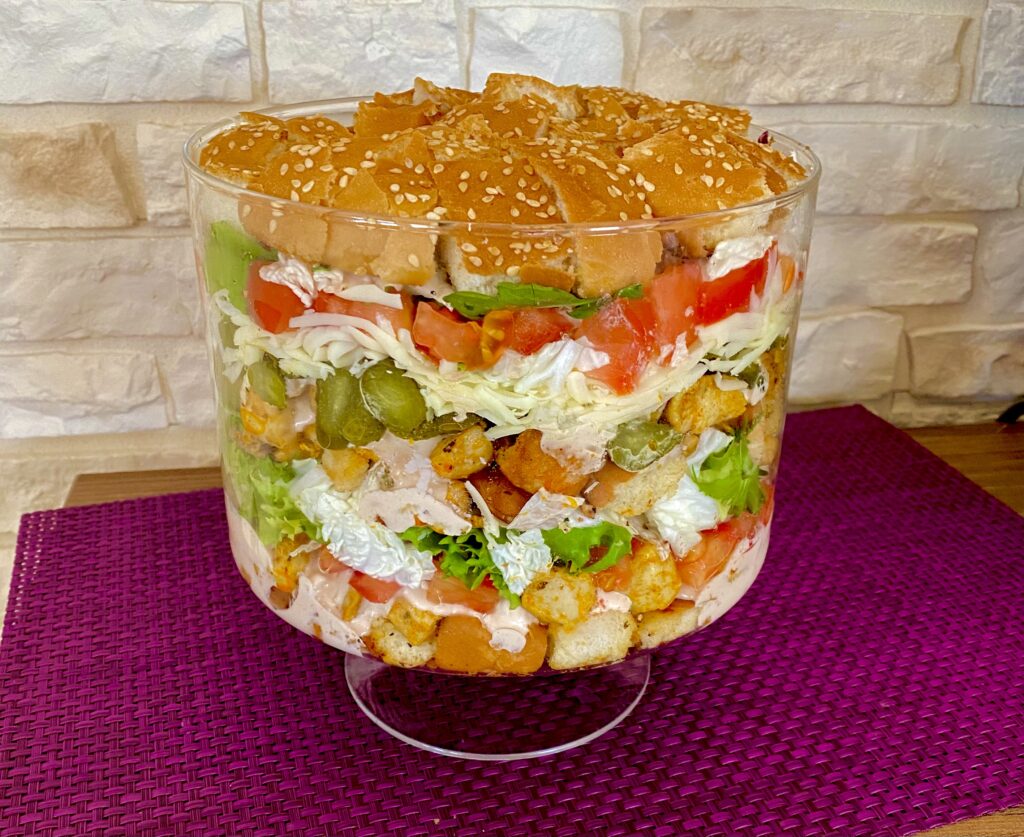 Sałatka Big Mac z kurczakiem