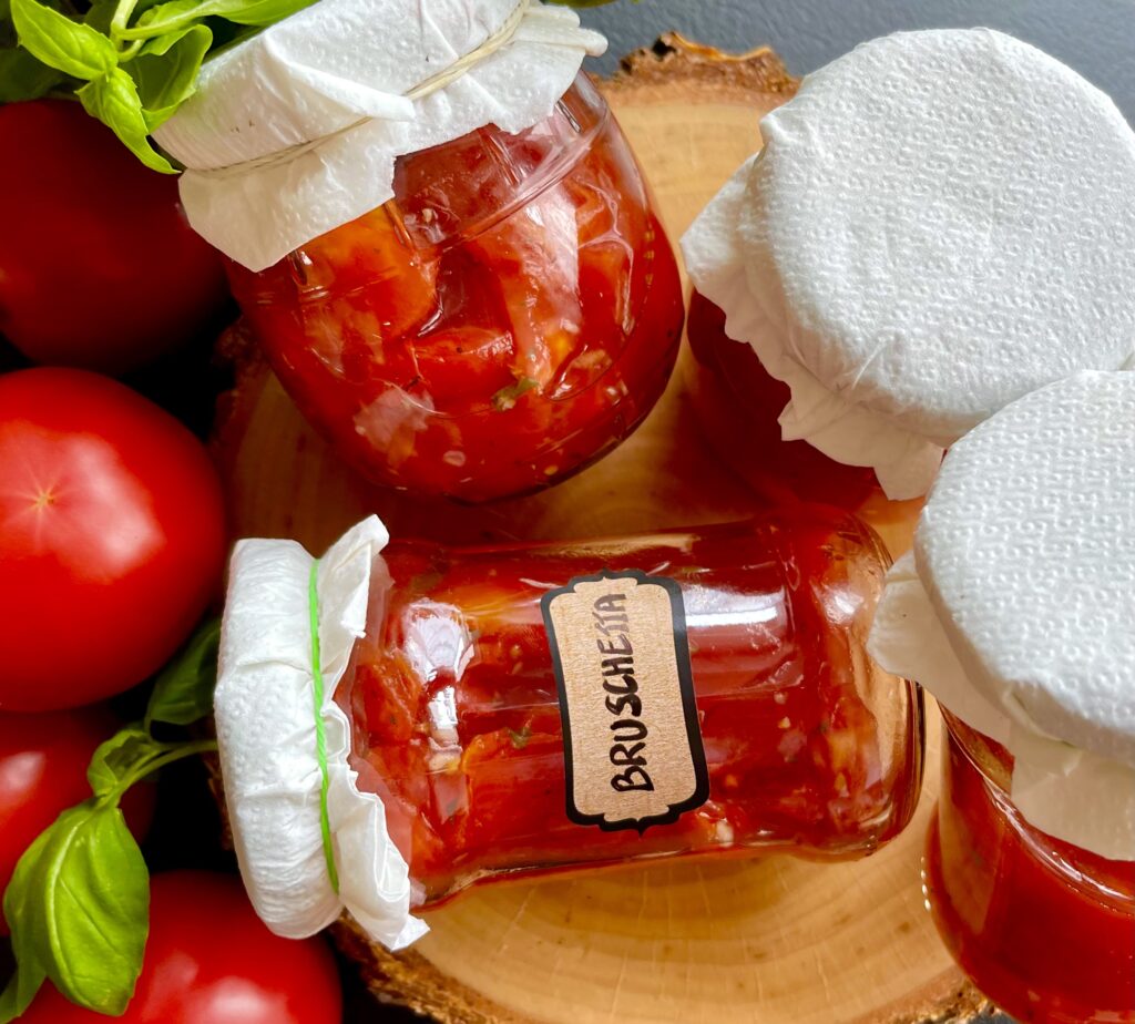 Bruschetta w słoikach