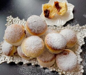 pieczone pączusie z piekarnika