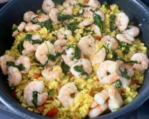 Kremowe risotto z krewetkami i szpinakiem - 79E48753 7EF3 427E BD5F C527A4E3B89E