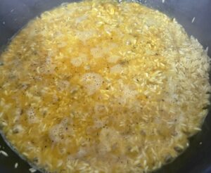 Kremowe risotto z krewetkami i szpinakiem - 98A1C206 73C8 43C9 A6C8 BDB44E6A6AE4