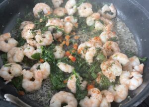 Kremowe risotto z krewetkami i szpinakiem - DAB7B29F FF97 4023 9B7F EF405288776F