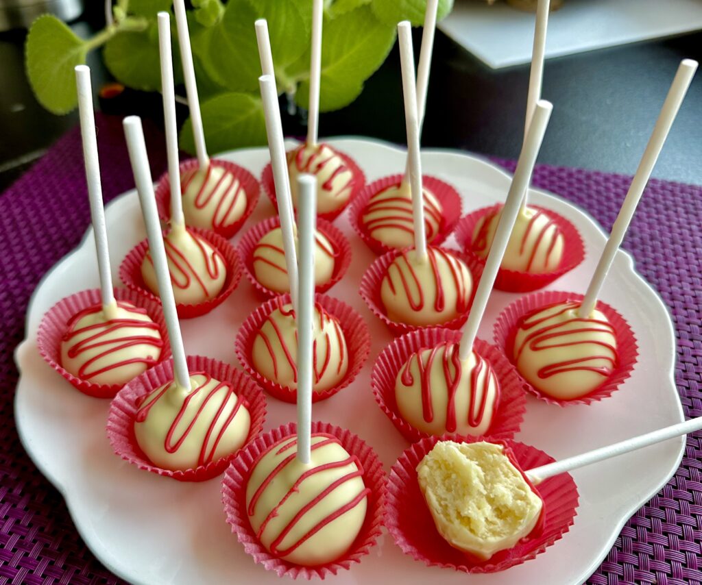 Waniliowe cake pops