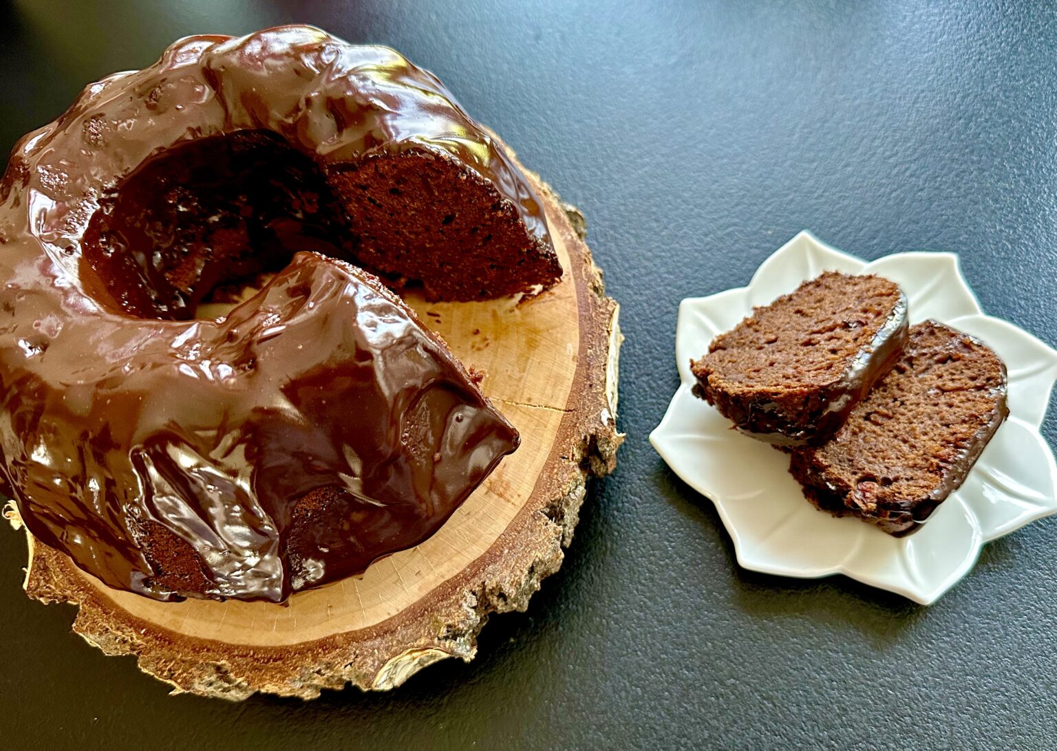 Wilgotna babka kakaowa na żółtkach - IMG 4326