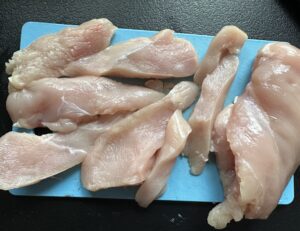 Kawałki kurczaka na soczyste kąski drobiowe