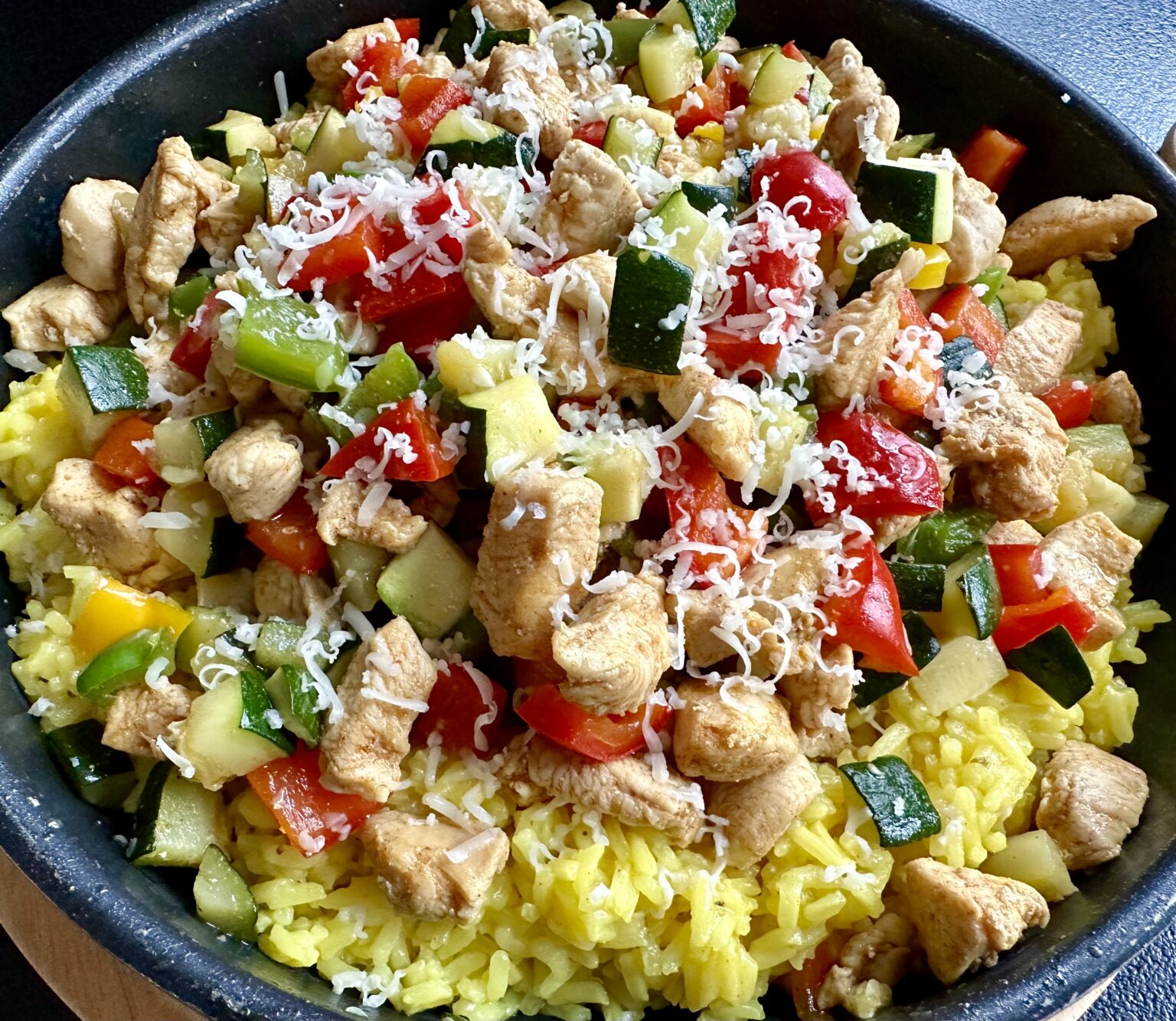 Kremowe risotto z kurczakiem i warzywami - IMG 7264