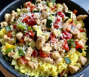 Kremowe risotto z kurczakiem i warzywami - IMG 7264