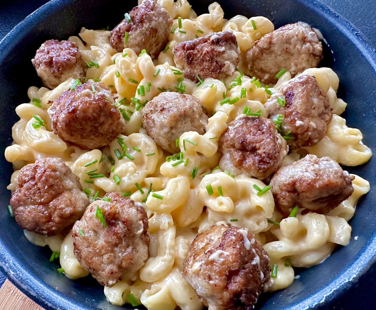 Mac end cheese z klopsikami - IMG 1066