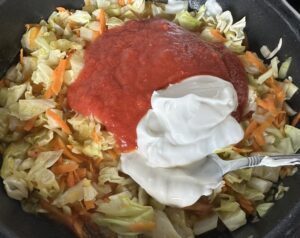 Wiosenna zapiekanka z klopsikami i ryżem - IMG 5068