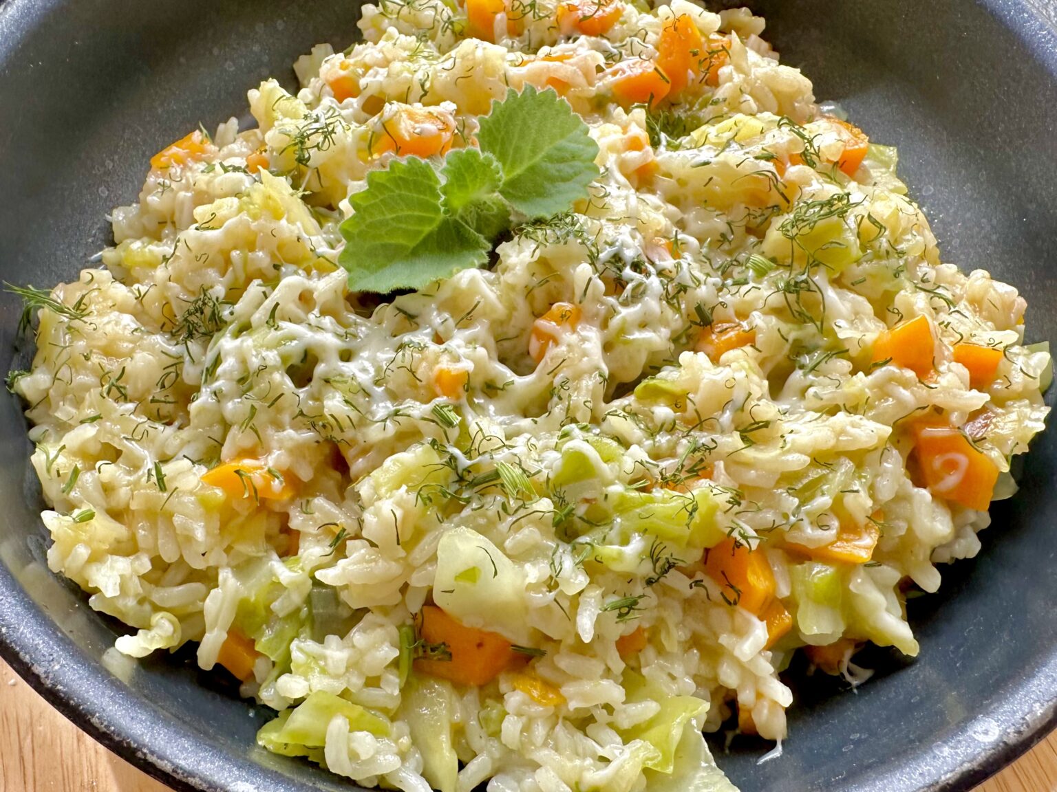 Wakacyjne risotto z młodą kapustą - IMG 6316