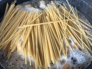 Makaron z kurczakiem w kremowym sosie brokułowym - IMG 6835