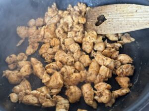 Makaron z cukinią i kurczakiem w sosie śmietankowym - obiad jednogarnkowy w 20 minut! - IMG 9299