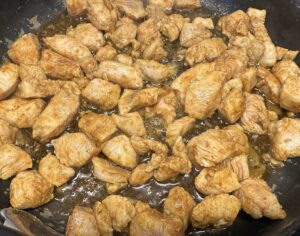 Smażony makaron z kurczakiem i warzywami - IMG 7339