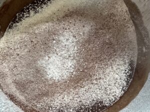 Suche składniki do babeczek brownie