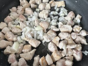 Makaron z kurczakiem w sosie mozzarella - IMG 5337