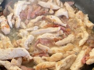 Fileciki w sosie carbonara - IMG 1301