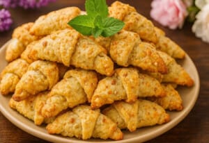 kruche rogaliki orzechowe