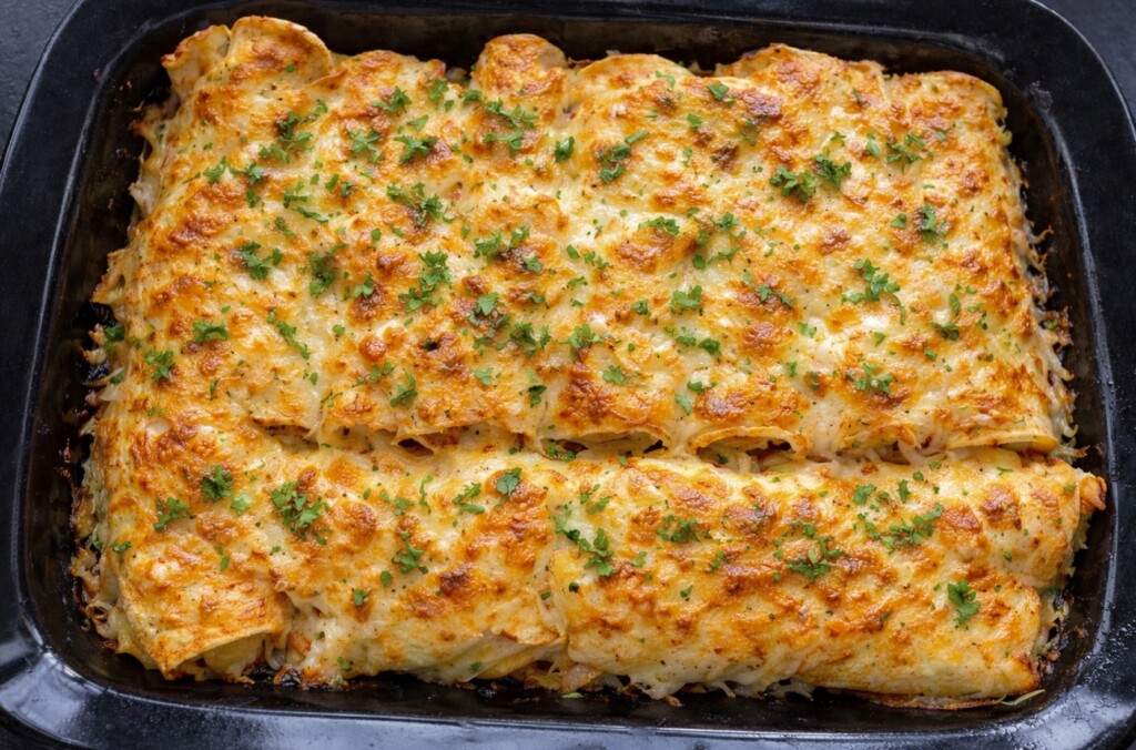 Bolońska zapiekanka naleśnikowa z pieczarkami