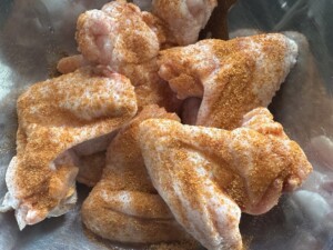 Skrzydełka w szklistym sosie pieczarkowym - IMG 7813