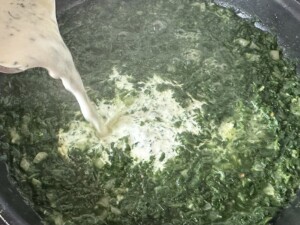Pstrąg tęczowy w kremowym sosie śmietanowo-szpinakowym - IMG 8794