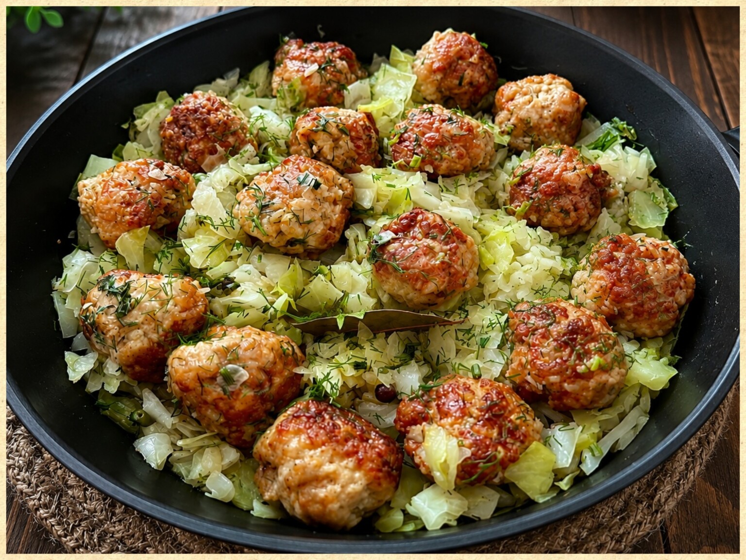 Klopsiki bulgur w potrawce z młodej kapusty - IMG 2978
